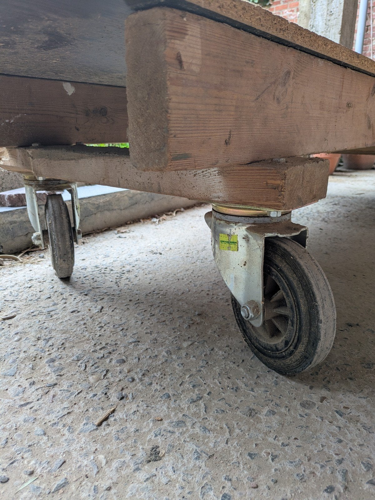 Palletwagen - lage stootkar - opslag op wielen, Enlèvement