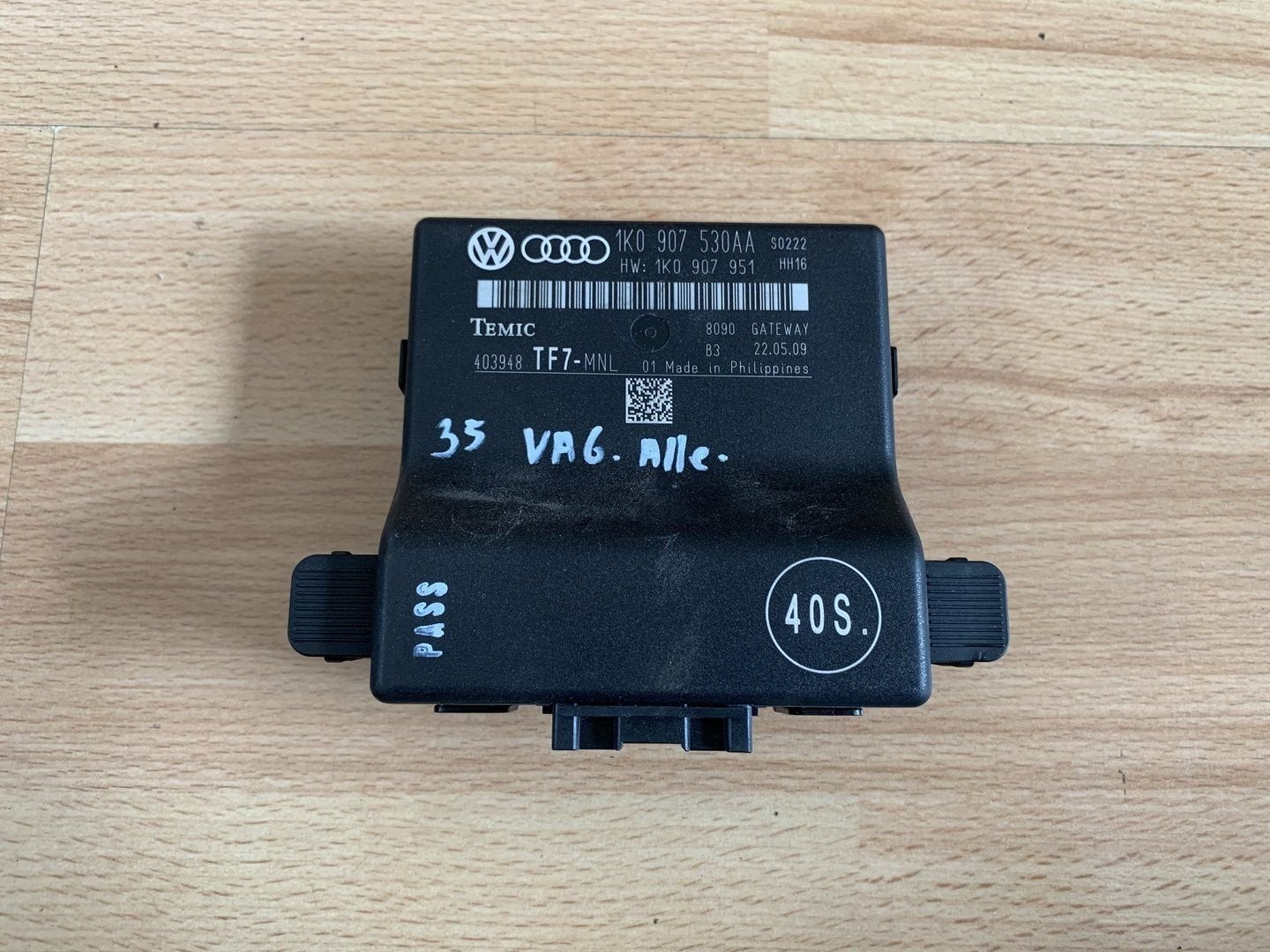 gateway module 1K0907530AA volkswagen seat audi, -, Utilisé, -, -