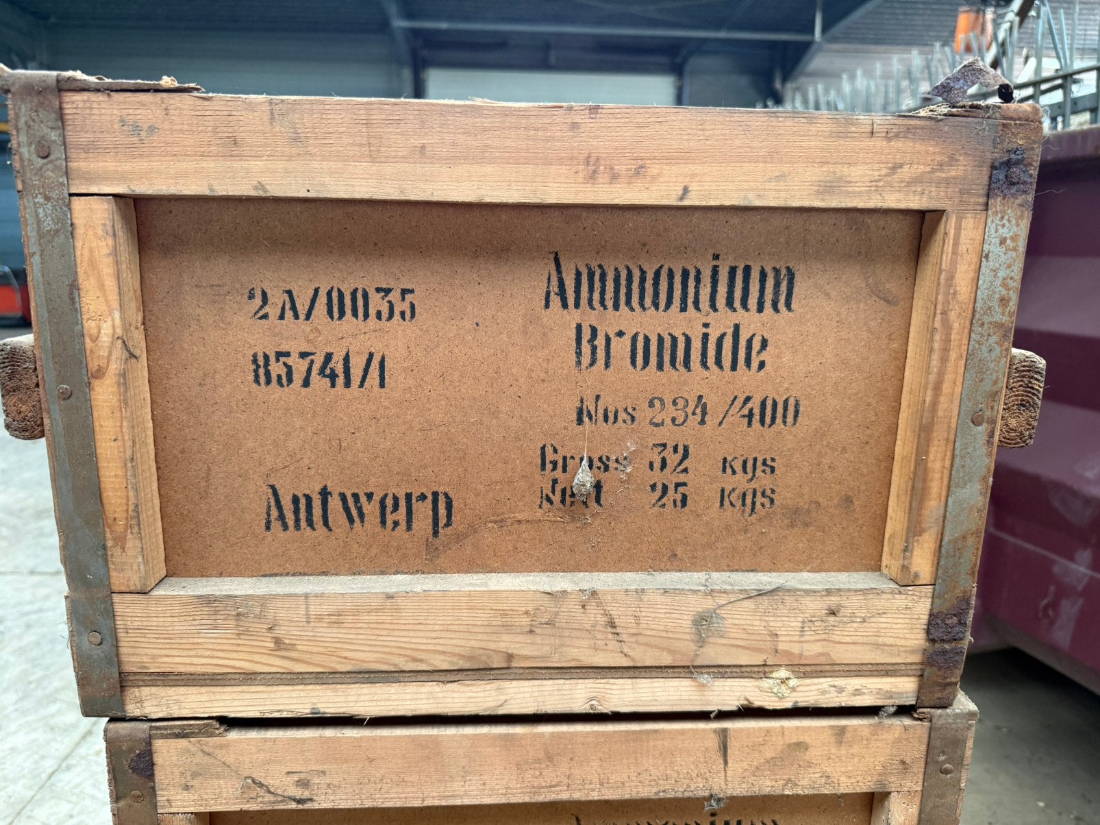 5 antieke opbergkisten - goede staat, Huis en Inrichting, Ophalen, Gebruikt