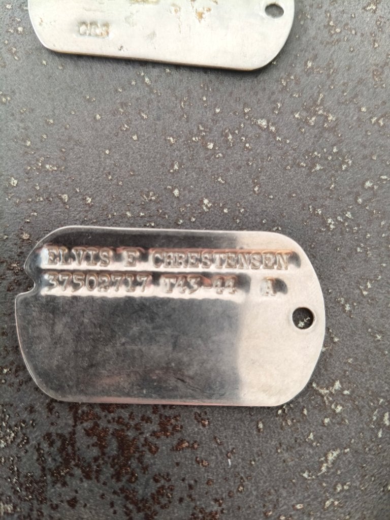 Dog tag us WW2 identifiée, Enlèvement ou Envoi