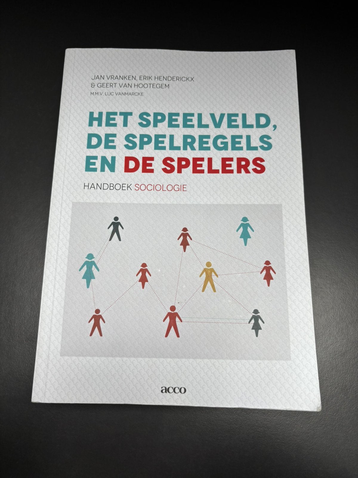 Het speelveld de spelregels en de spelers acco, Boeken, Ophalen of Verzenden, Gelezen, Hoger Onderwijs