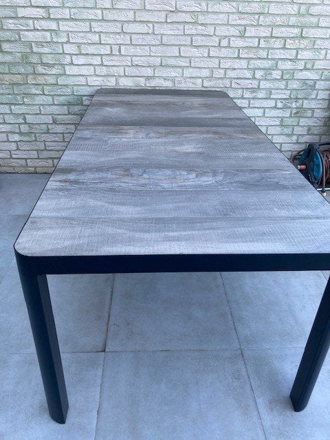 Tuintafel, Tuin en Terras, Ophalen, Zo goed als nieuw, Rechthoekig, Aluminium