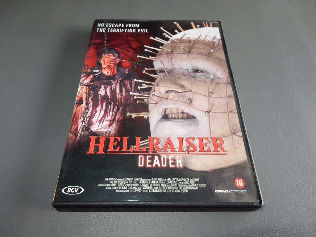 nr.953 - Dvd: hellraiser deader - horror, Cd's en Dvd's, Dvd's | Horror, Vanaf 16 jaar, Ophalen of Verzenden, Zo goed als nieuw