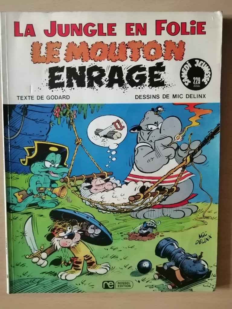 BD La jungle en folie 7 Le mouton enragé E.O.1976, Une BD, Enlèvement ou Envoi