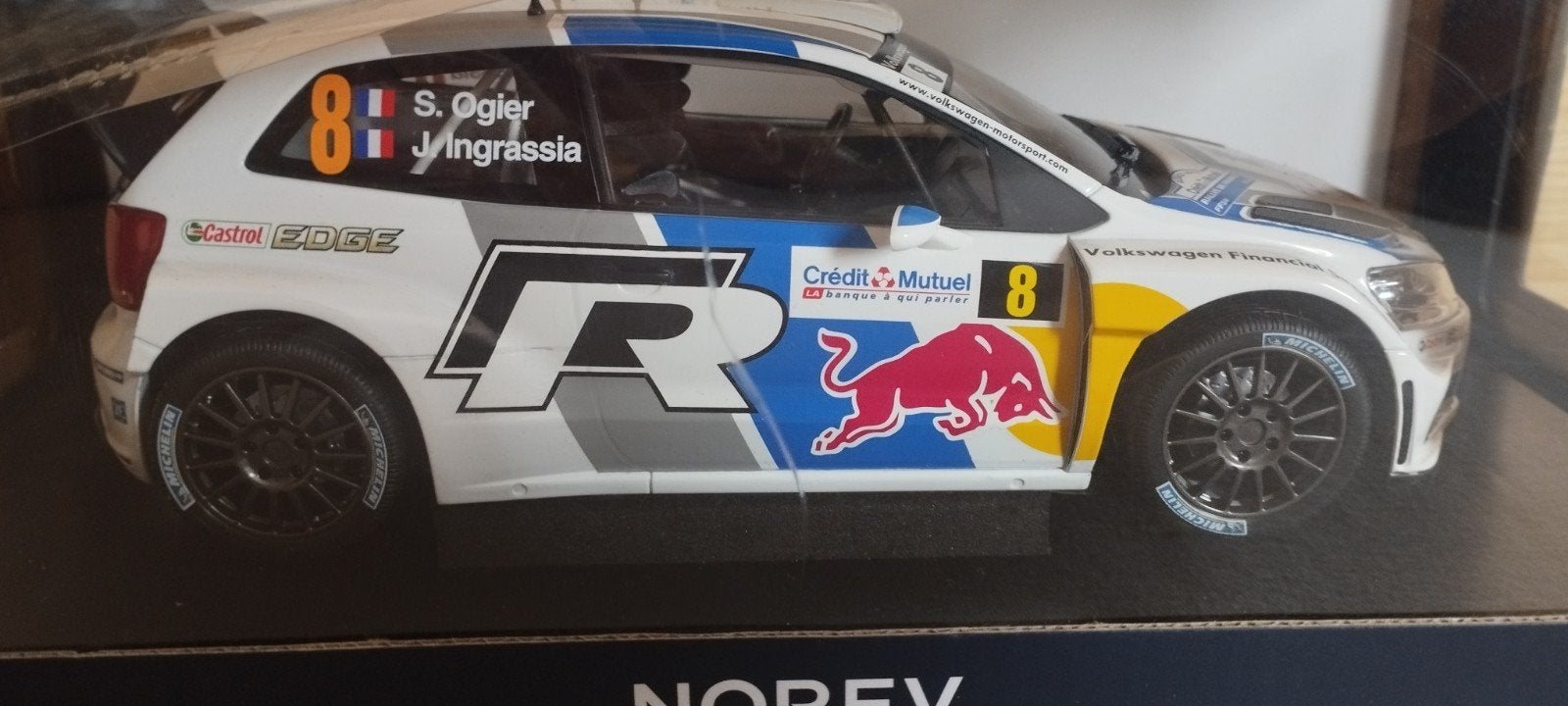VW polo r wrc, Hobby en Vrije tijd, Modelauto's | 1:18, Ophalen of Verzenden, Nieuw, Auto, Norev