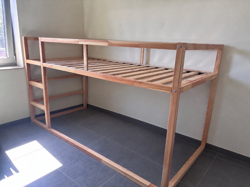 Ikea kura kinderbed, Kinderen en Baby's, Ophalen, Zo goed als nieuw, Hoogslaper