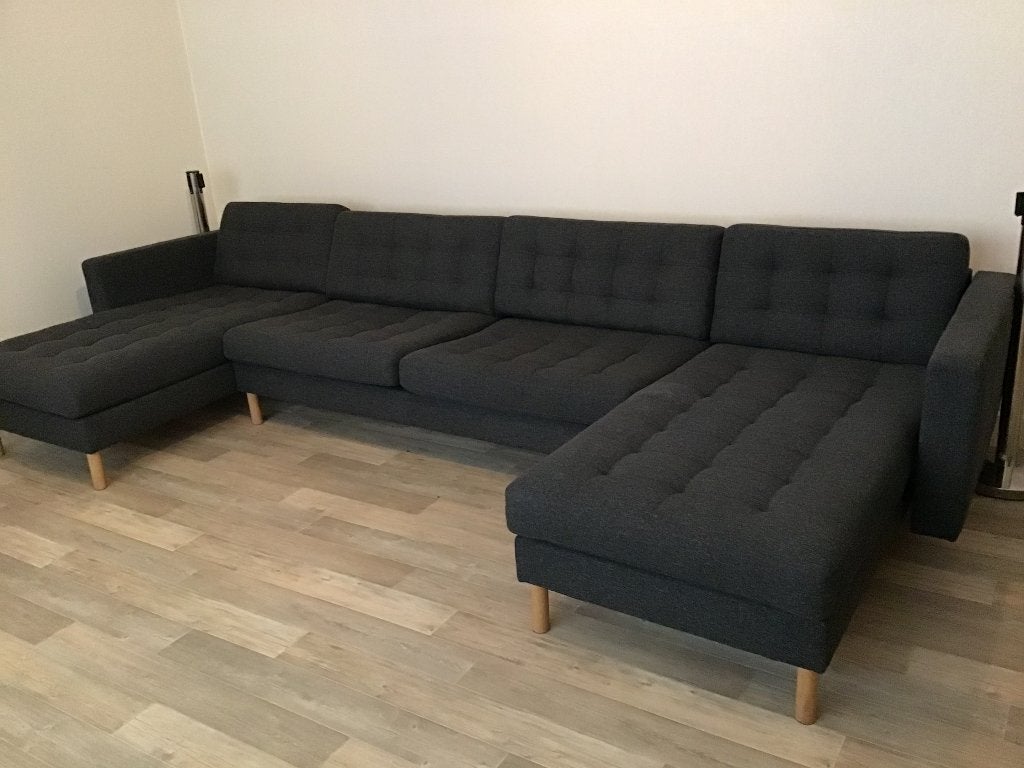 LANDSKRONA, 5 personen met Chaise longues, Ophalen, 300 cm of meer, Zo goed als nieuw, Modern, scandinavisch