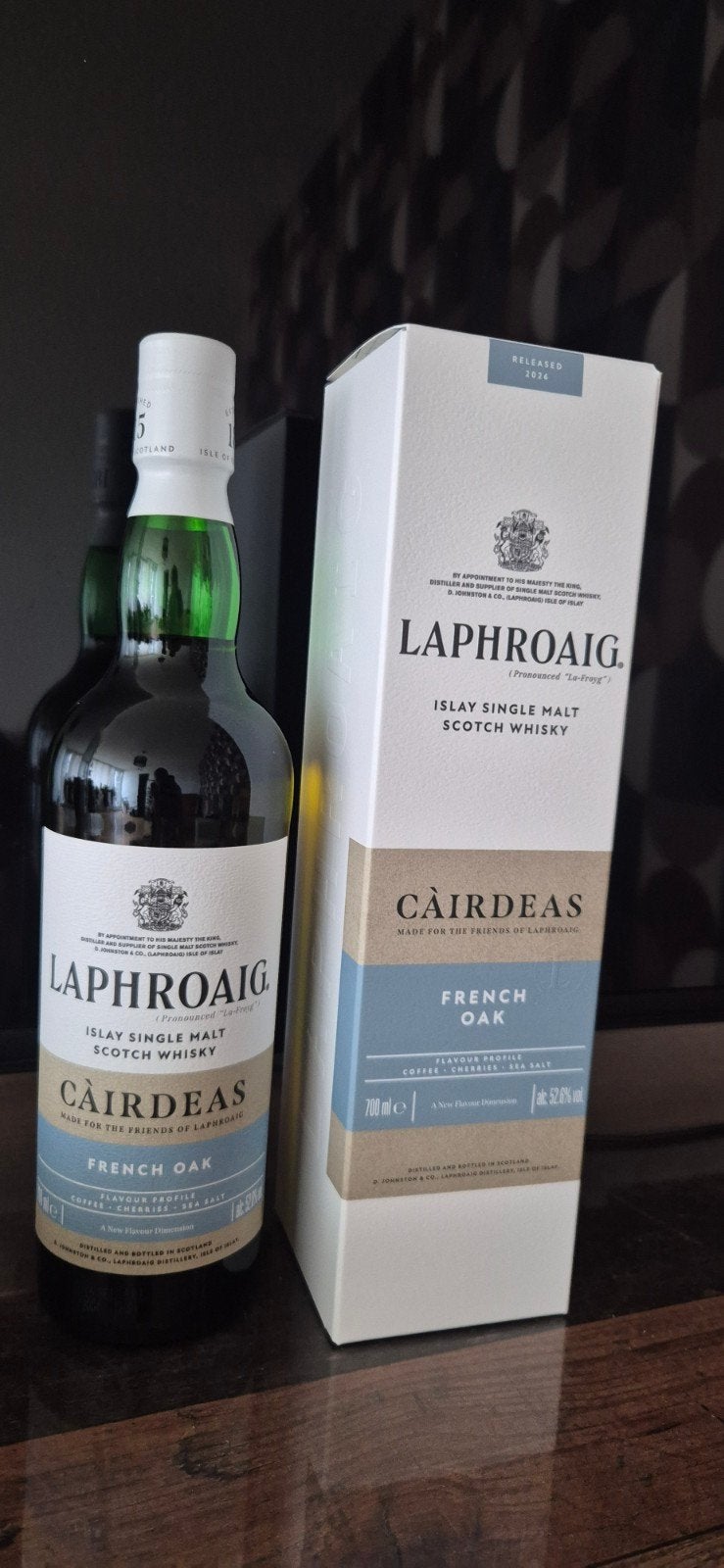 Laphroaig Caireas 2026 Chêne français 52,6 %, Collections, Enlèvement ou Envoi, Pleine