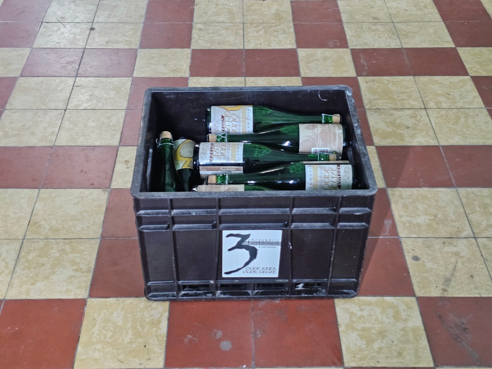 Réservoir plein 3 fontaines Oude Geuze Vintage 2005, Enlèvement, Bouteille(s)