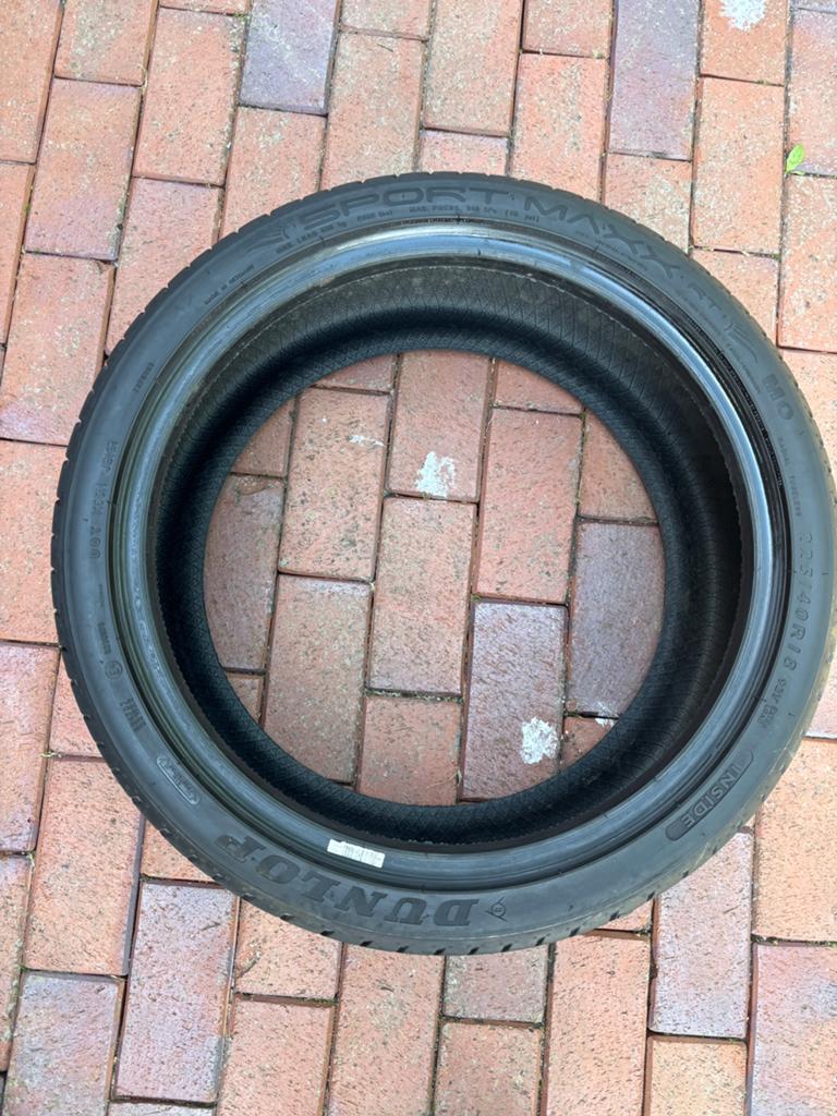 4x pneus DUNLOP 225/40R18 à vendre, Enlèvement, Utilisé