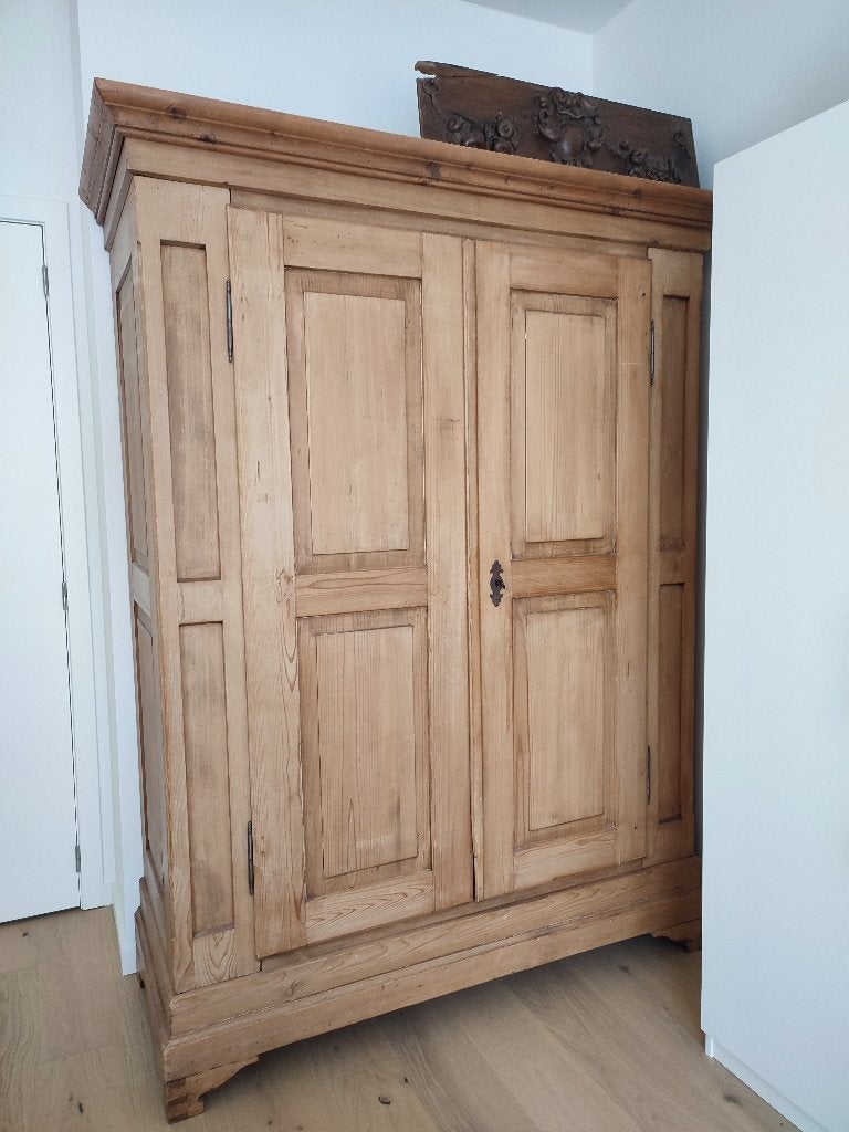 Oude grenen Duitse kast, Huis en Inrichting, Kasten | Kleerkasten, Ophalen