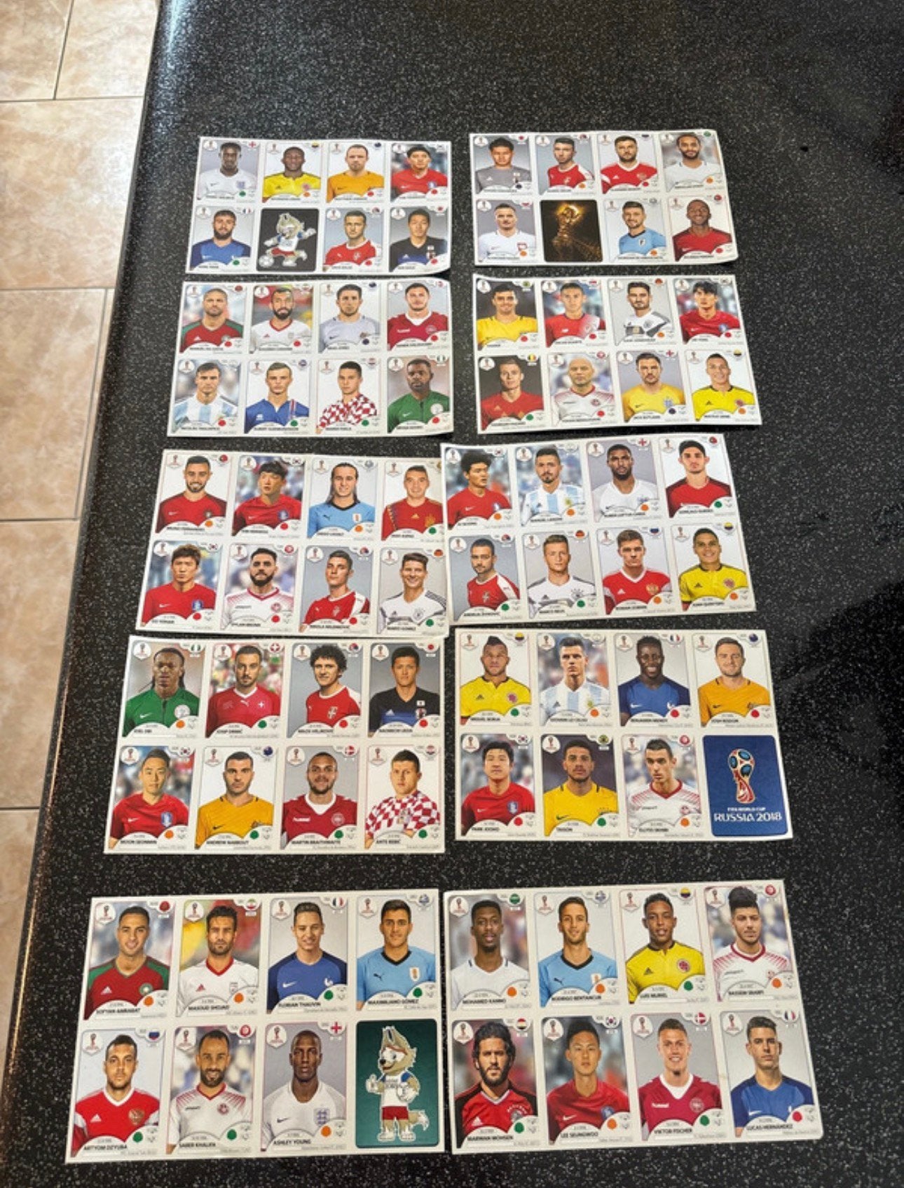 Set de carte panini 2018 update, Verzenden, Zo goed als nieuw