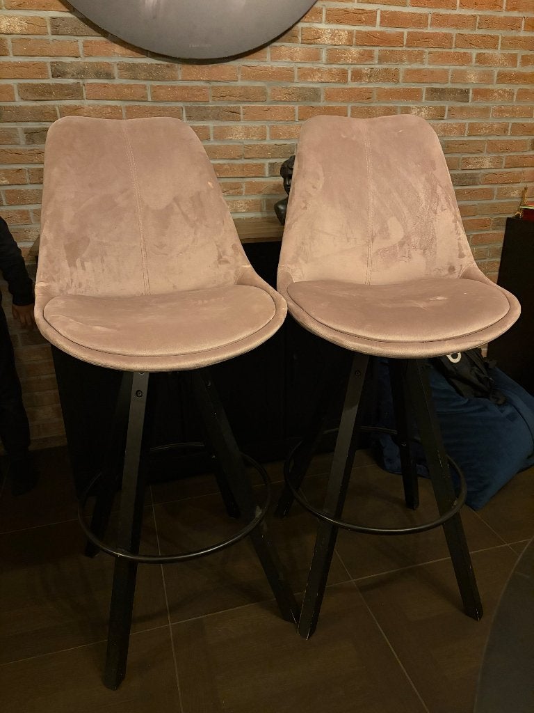 Chaises de bar, 90 cm ou plus, Avec repose-pieds, 2 tabourets, Enlèvement