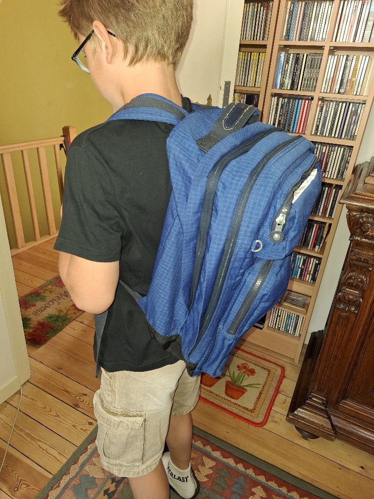 Sac à dos cartable Kipling Scotty, Ophalen, Zo goed als nieuw, Rugtas