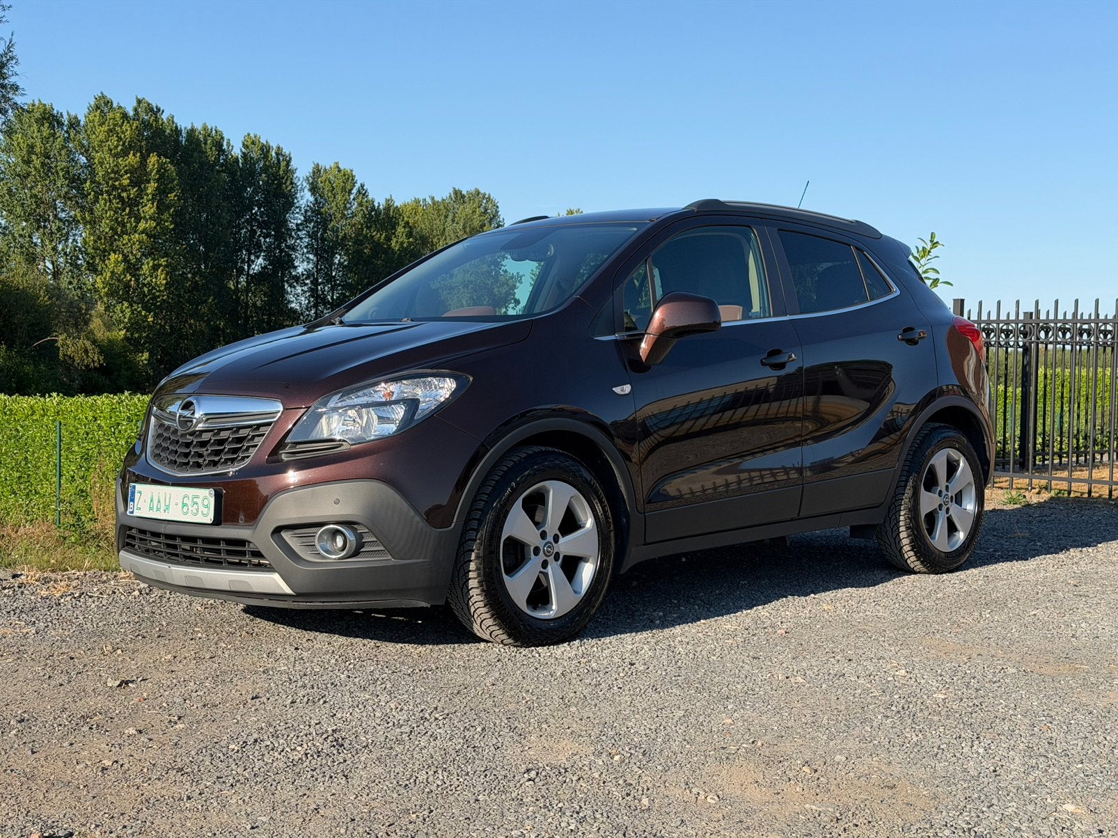 Opel Mokka 1.4 benzine, 45.000 km, Navigatie, Cruis, Auto's, Monovolume, Bruin, Leder, Cruise Control