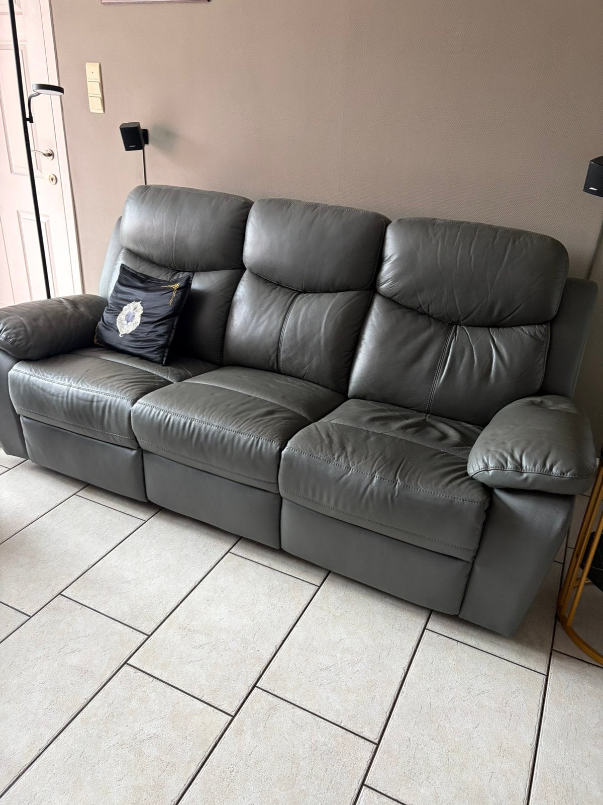 Salon en cuir à vendre, Enlèvement, Comme neuf, Cuir