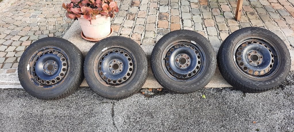 Roues hiver avec bon pneus VW, Seat, Skoda, Audi, 15 pouces, Pneus et Jantes, 4 Saisons, Véhicule de tourisme