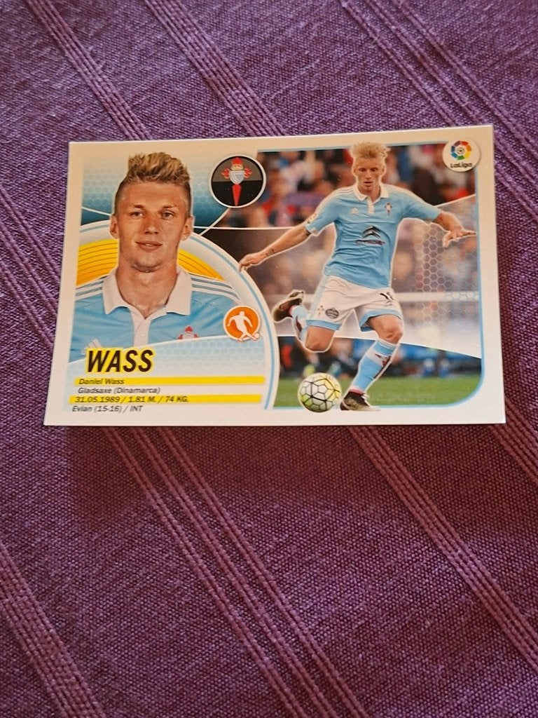 Panini / Sticker / Daniel Wass / Celta de Vigo / 2016-2017, Enlèvement ou Envoi, Neuf, Affiche, Image ou Autocollant