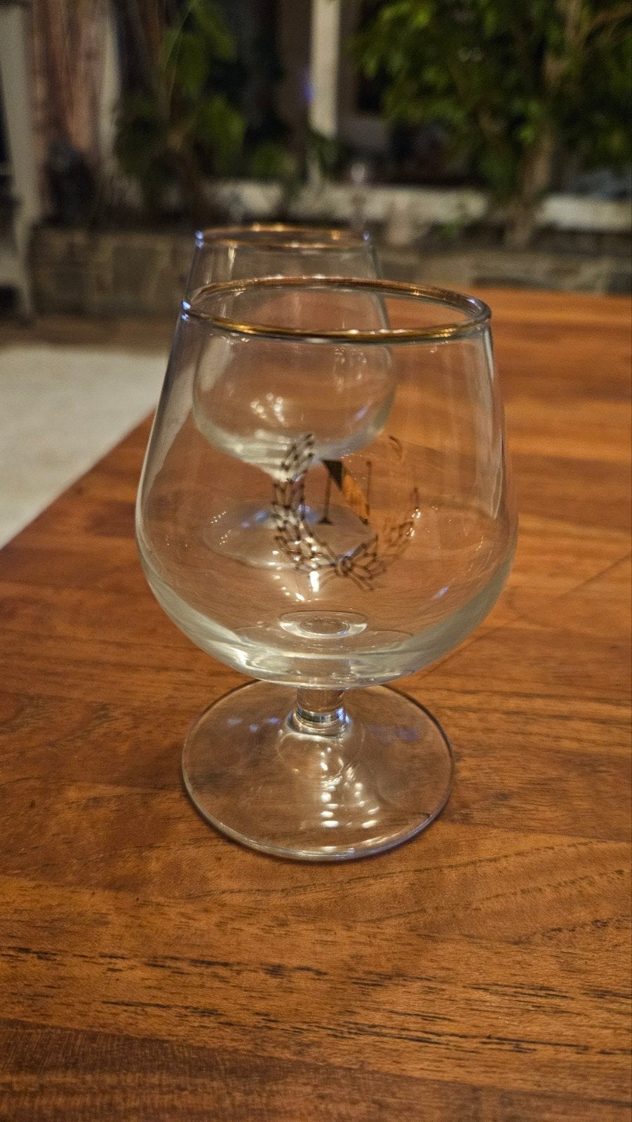 vintage napoleon cognac glaasje. jaren 60, Ophalen of Verzenden, Zo goed als nieuw, Borrel- of Shotglas