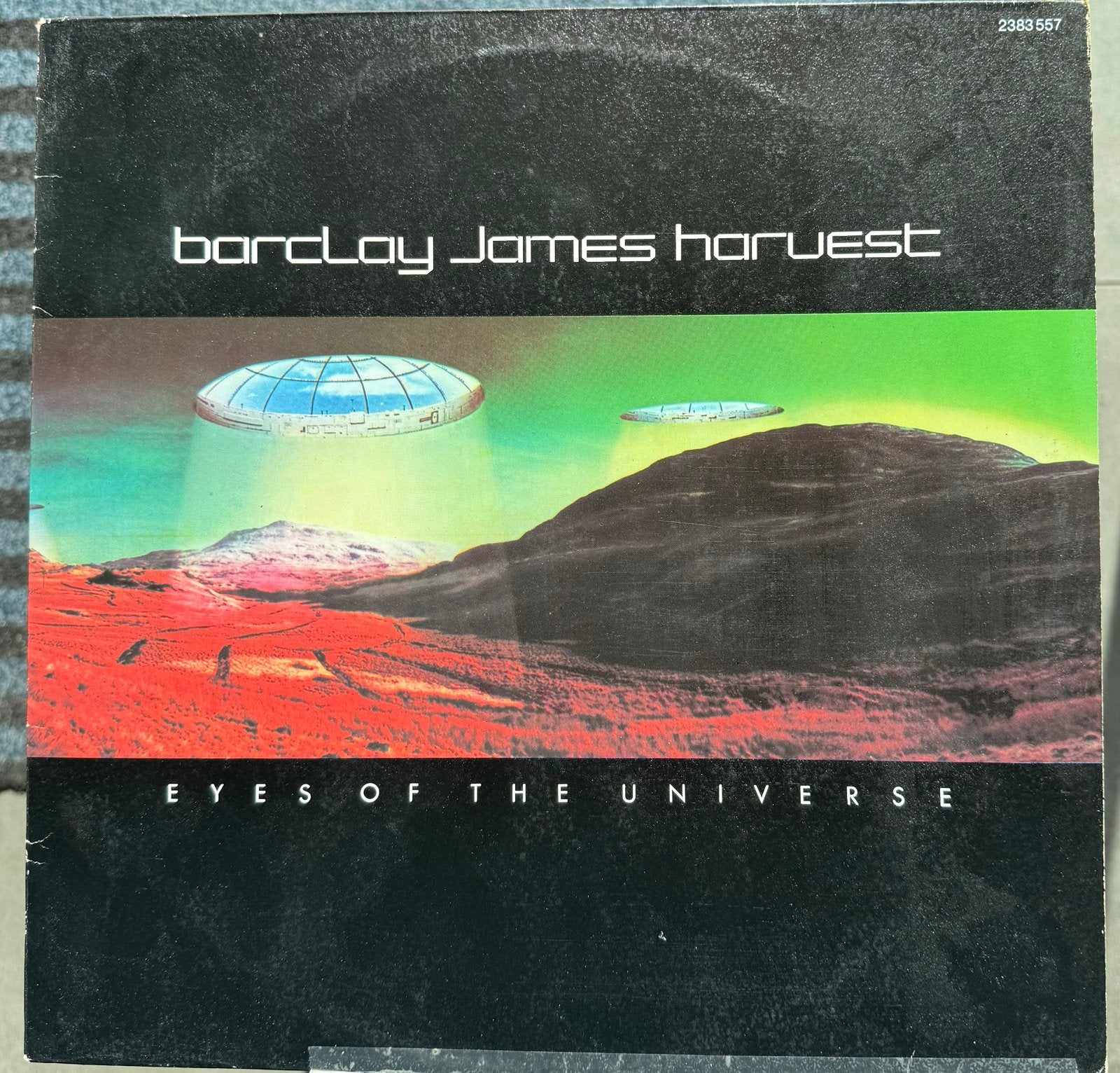 LP Barclay James Harvest - The eyes of the universe, CD & DVD, Vinyles | Rock, Enlèvement ou Envoi, Rock progressif, Utilisé, LP