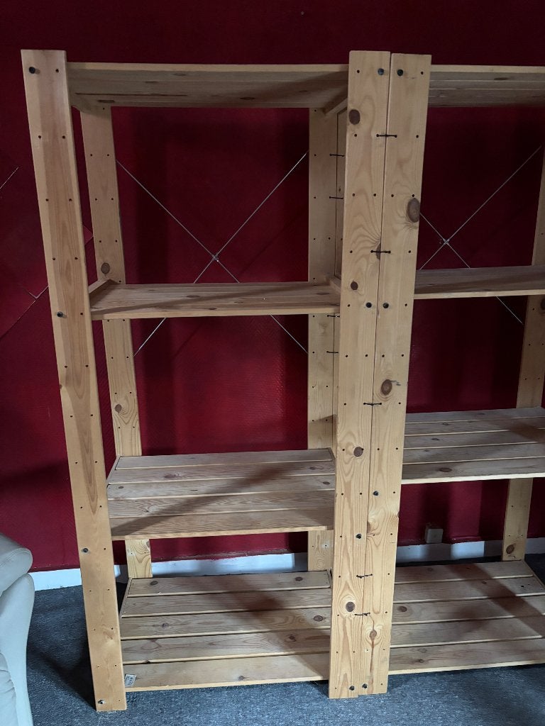 Houten rek, Ophalen, Gebruikt