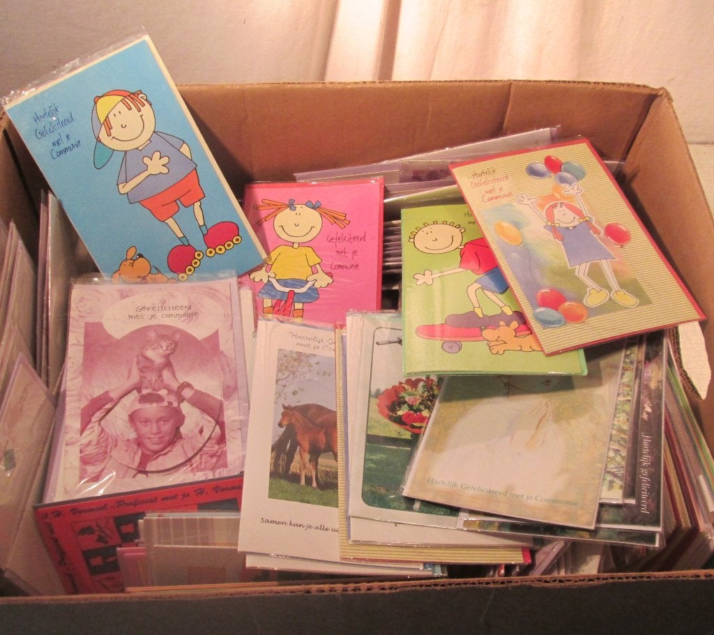 Grote Doos vol met nieuwe Wenskaarten, Ophalen of Verzenden, Nieuw