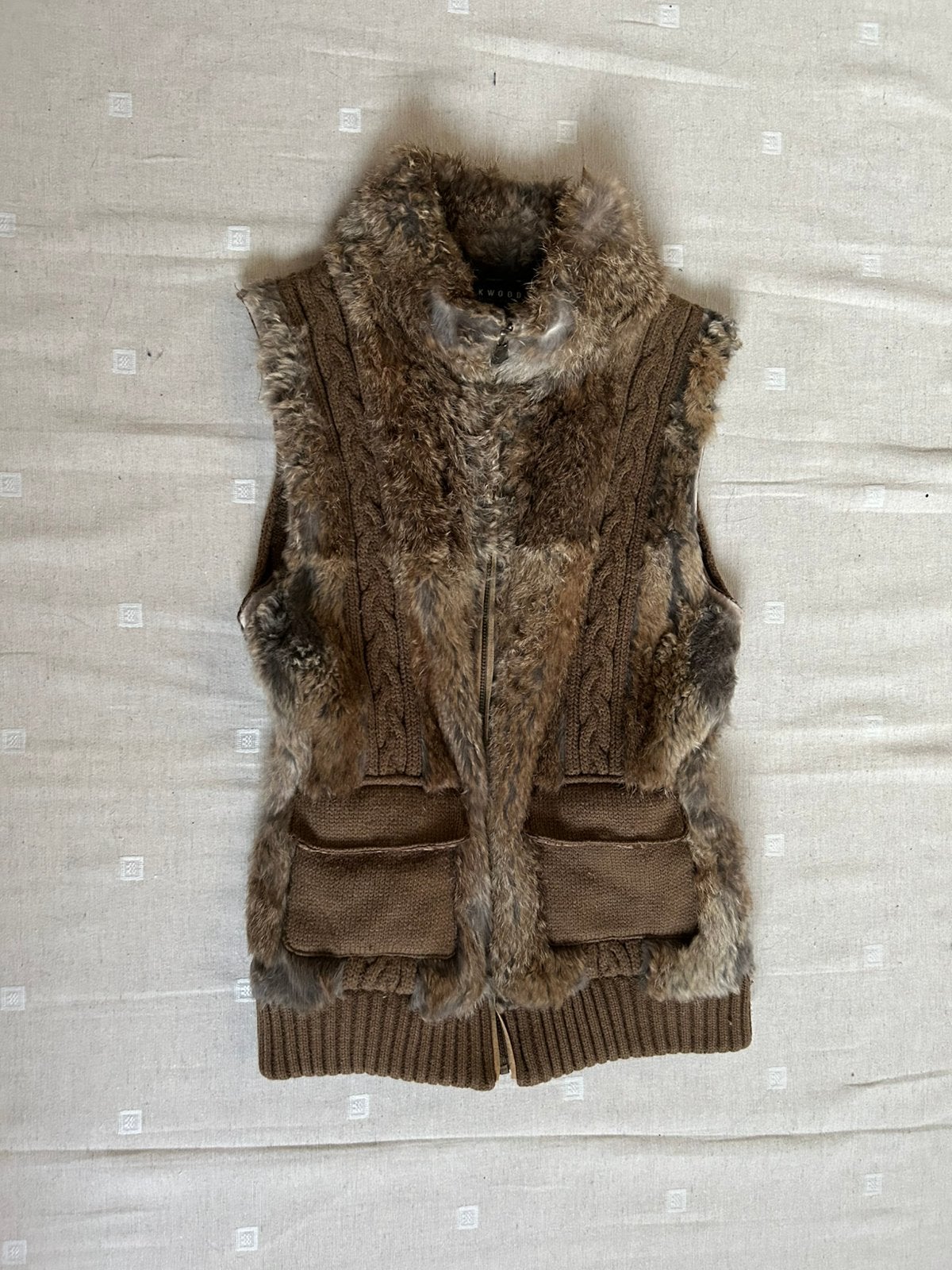 Bodywarmer Oakwood konijnenpels pels dames winter herfst, Kleding | Dames, Bodywarmers, Ophalen of Verzenden, Gedragen, Maat 36 (S)