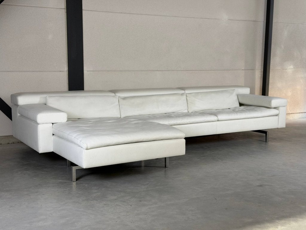 Jori Shiva hoekbank - als nieuw, Ophalen, Hoekbank, Leer, 300 cm of meer