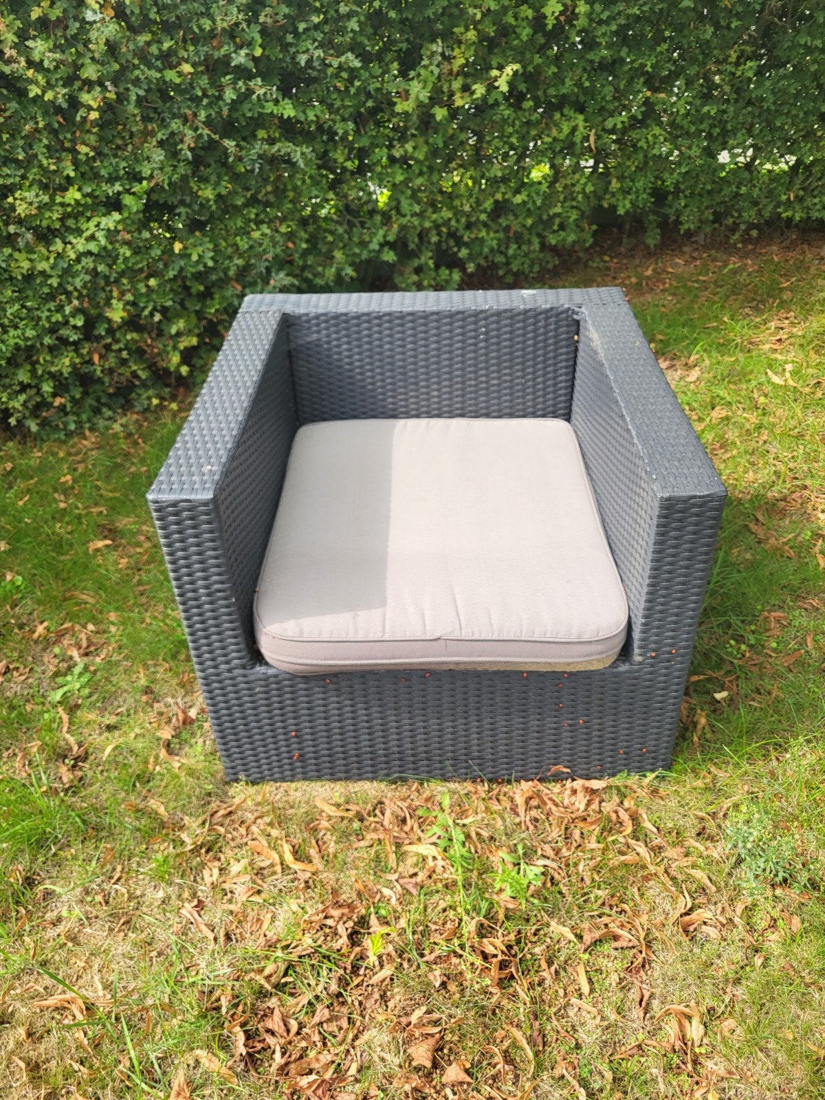 2 tuinzetels, Tuin en Terras, Kunststof, Gebruikt, Stoel, Tuinset