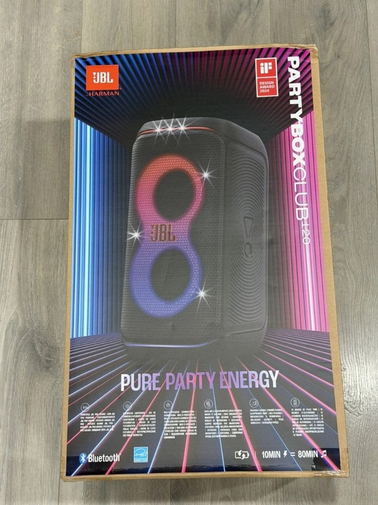 JBL PartyBox Club 120, TV, Hi-fi & Vidéo, Neuf, Enceinte de fête, Connexion USB, 150 watts ou plus