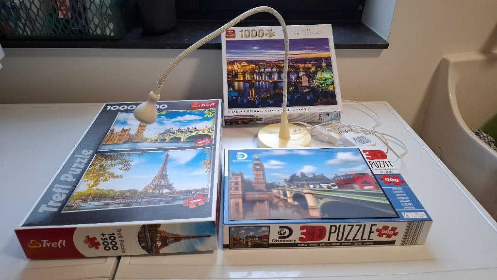 Puzzels, Ophalen, 500 t/m 1500 stukjes, Gebruikt, Legpuzzel