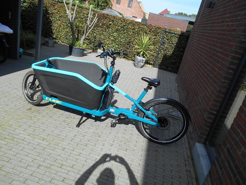 Bakfiets in zeer goede staat !, Fietsen en Brommers, Elektrisch, Zo goed als nieuw, 2 kinderen, Schijfrem