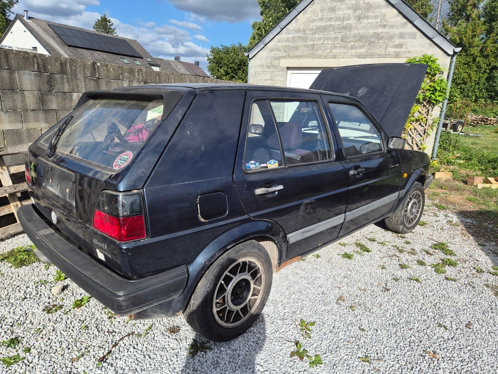 golf 2 1300essence, Enlèvement