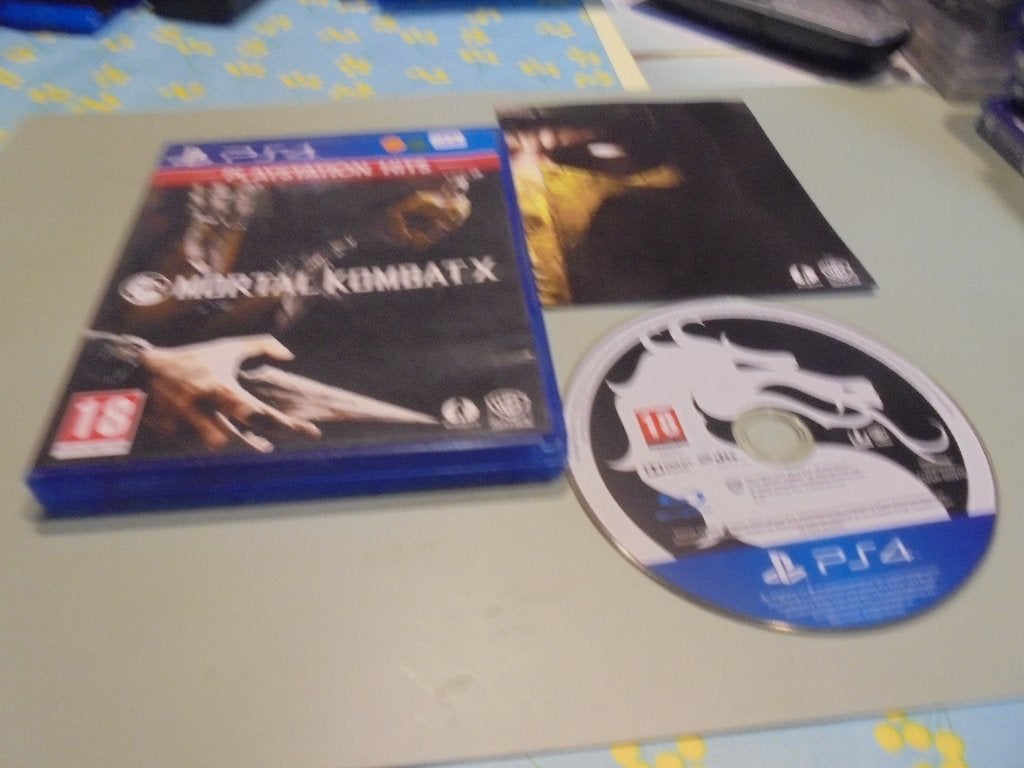 Playstation 4 Mortal Kombat X (CIB), Gebruikt, Vanaf 18 jaar, Vechten, Verzenden