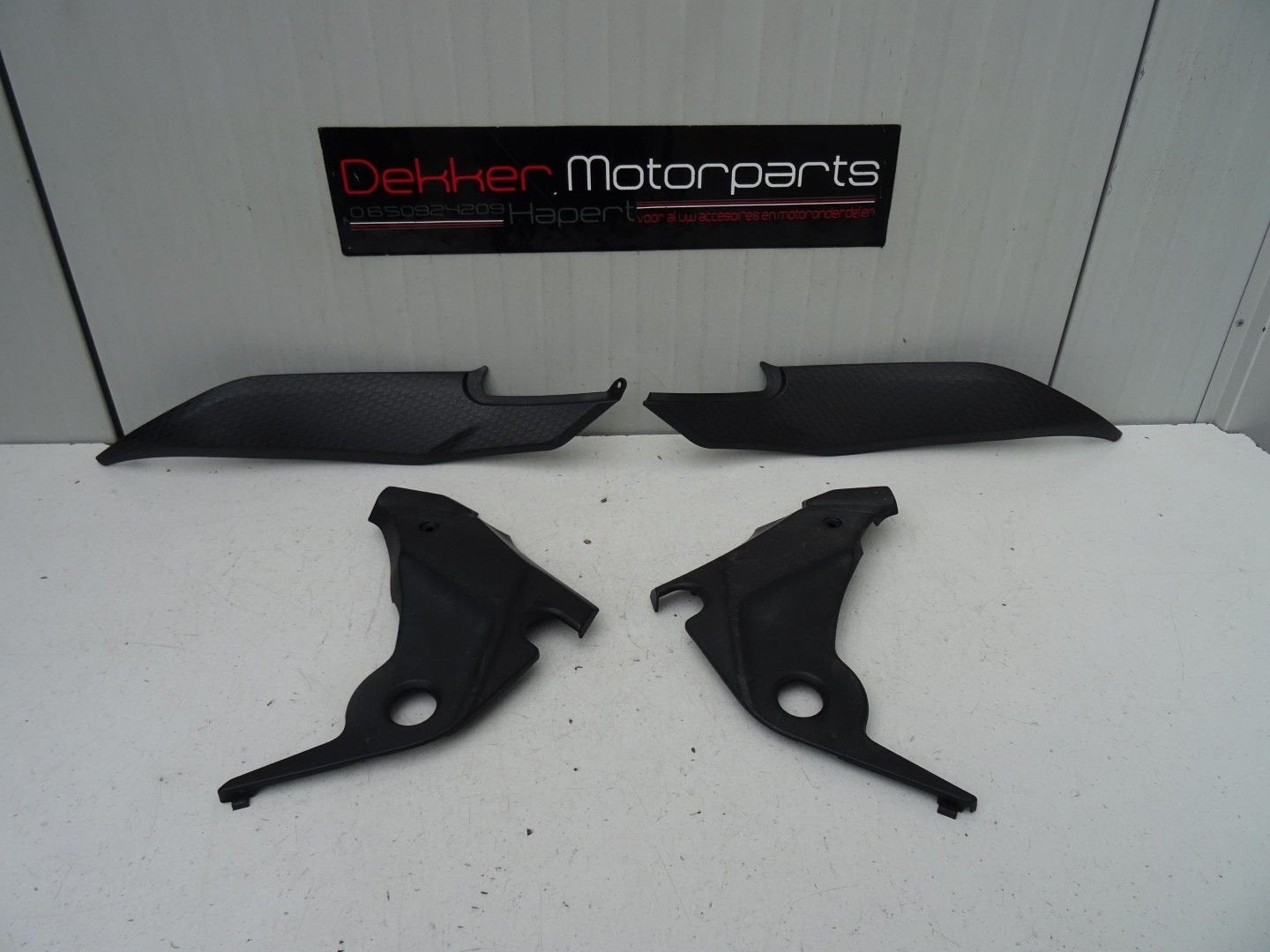 2x Tank / 2x Frame Afwerkkap Kawasaki ER6N ER6F 2009-2011, Motos, -, Utilisé, -, -