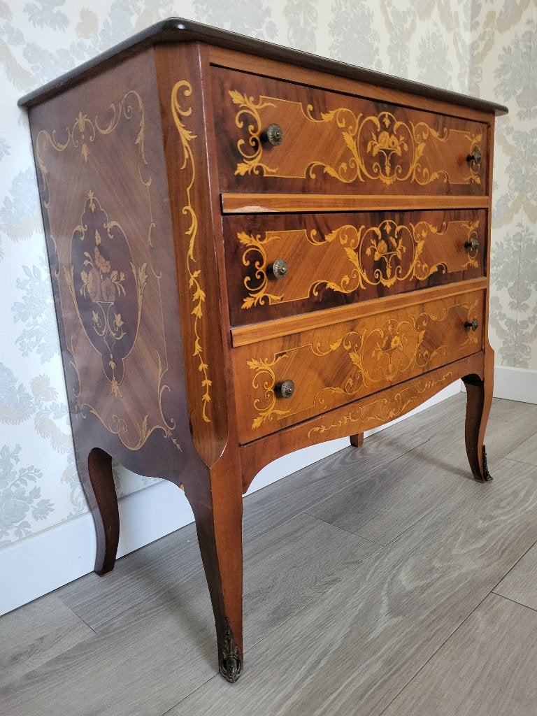 Commode vintage en bois de cerisier, Enlèvement