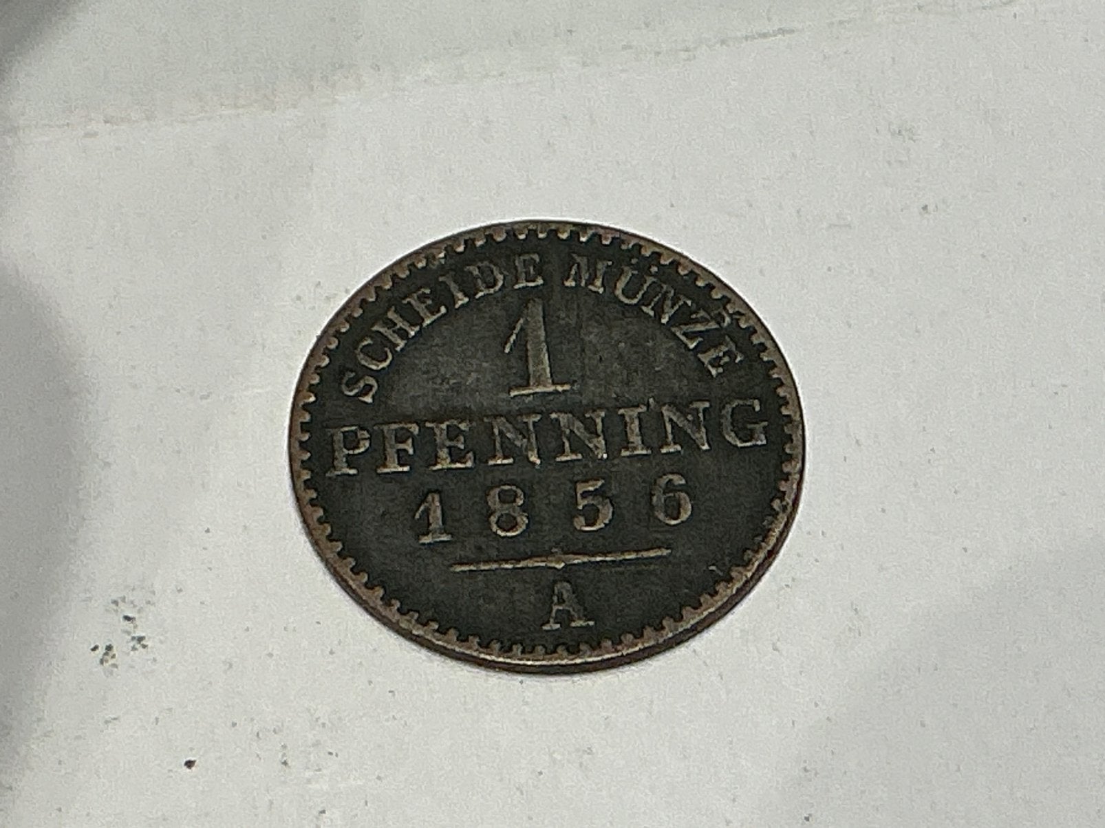 Allemagne Prusse 1 Pfennig 1856, Enlèvement ou Envoi