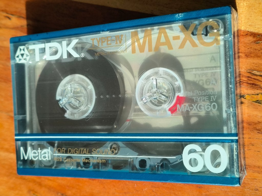 Cassette audio collector TDK MA-XG "full metall jacket" 1985, Enlèvement ou Envoi, Neuf, dans son emballage, 1 cassette audio