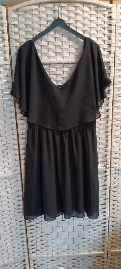 Zwart kleedje NafNaf, Taille 42/44 (L), Au-dessus du genou, Comme neuf, Enlèvement
