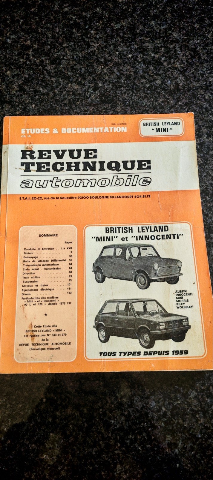 5 revues techniques automobile 1 moto, Enlèvement