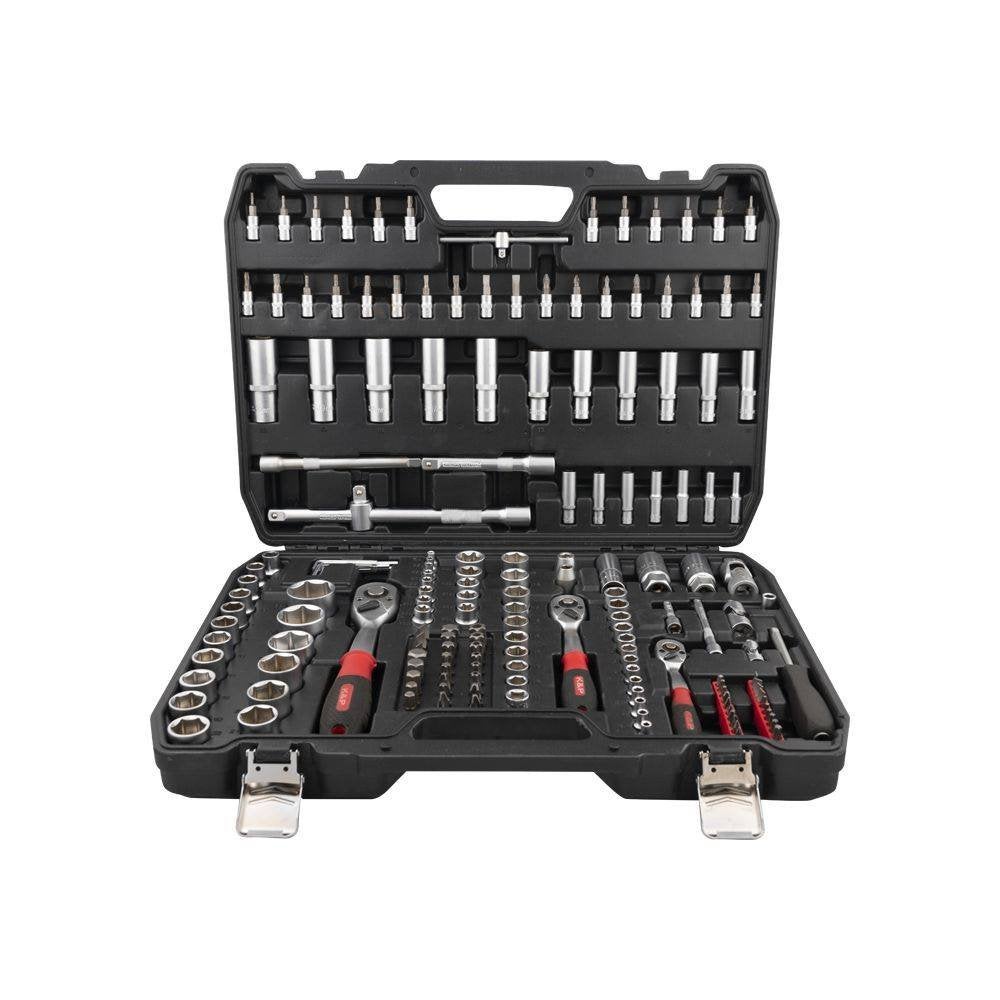 TOPGEAR Doppendoos 171-delig 1/4"+3/8"+1/2", Envoi