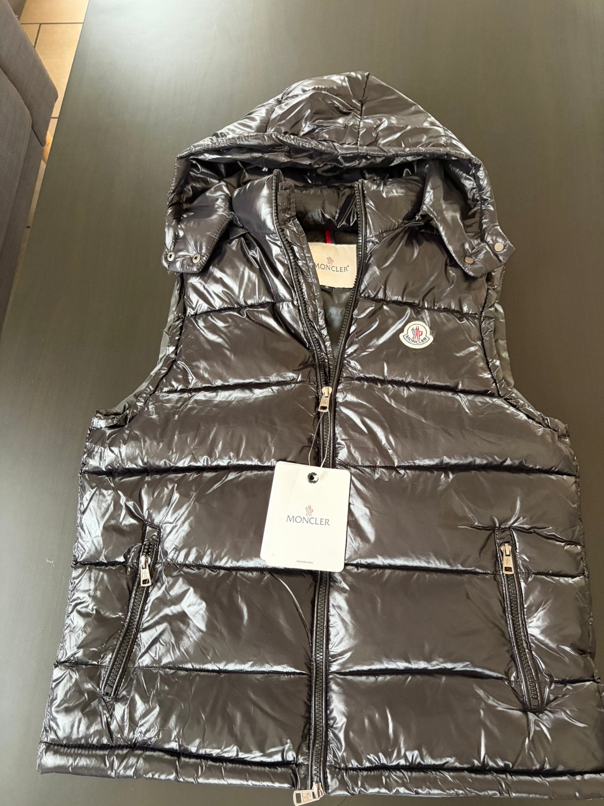 Moncler bodywarmer maat S, Enlèvement ou Envoi, Comme neuf, Taille 46 (S) ou plus petite