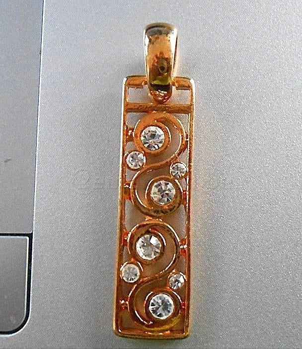 Enkele hanger verguld met fijn goud, Handtassen en Accessoires, Kettinghangers, Ophalen of Verzenden, Nieuw, Goud, Goud