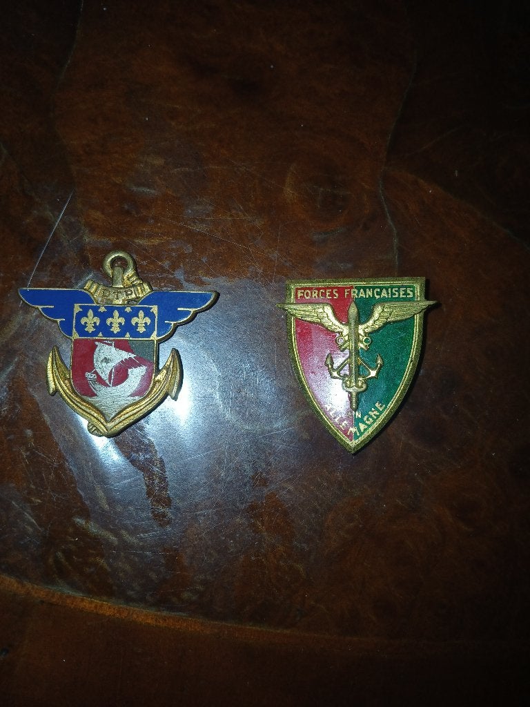 Franse Leger Speldjes, Ophalen of Verzenden, Landmacht, Lintje, Medaille of Wings