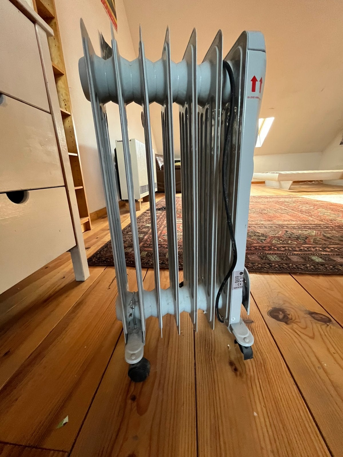 Mobiel olieradiator, Doe-het-zelf en Bouw, Ophalen, 30 tot 80 cm, Gebruikt, Radiator