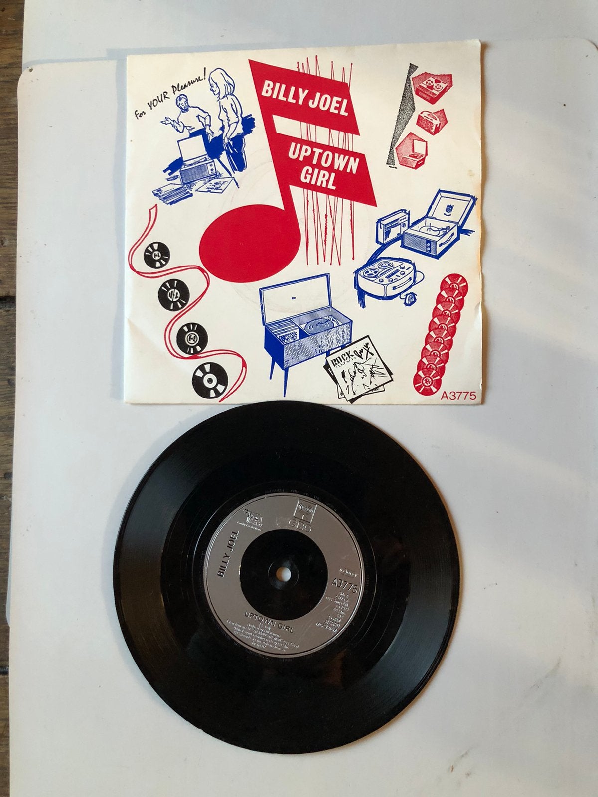 Billy Joel: uptown girl ( 1983; NM), Verzenden, Zo goed als nieuw