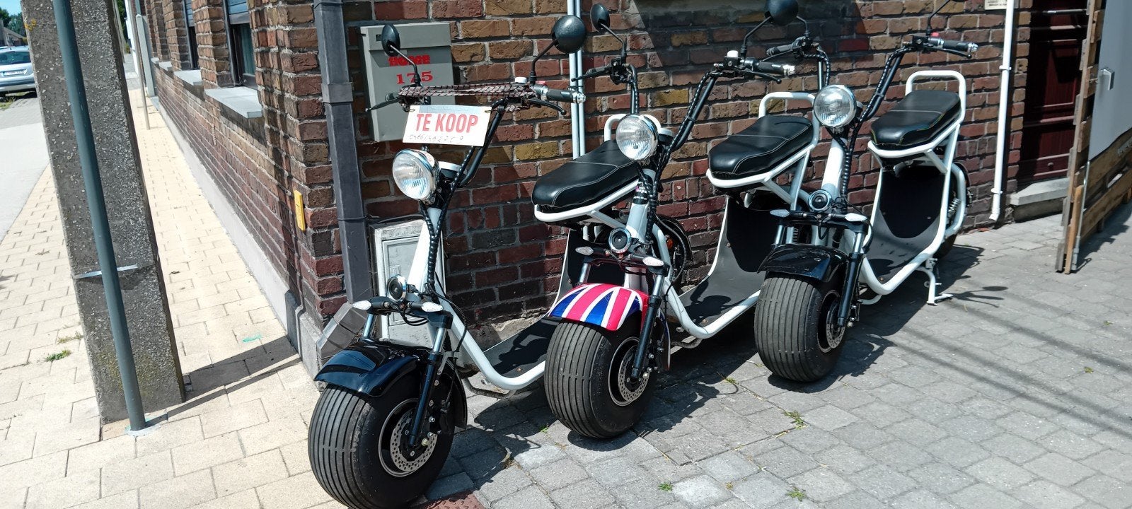 Electrische scooter A klasse, Ophalen