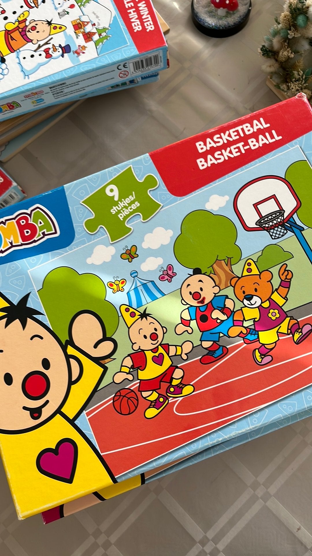 Puzzel bumba basketbal 9 stukjes, Ophalen, Zo goed als nieuw