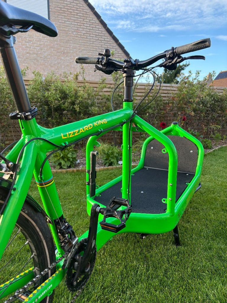 Bullitt Lizzard king Larry vs Harry, Fietsen en Brommers, Fietsen | Bakfietsen, Gebruikt, 2 kinderen, Schijfrem, Ophalen