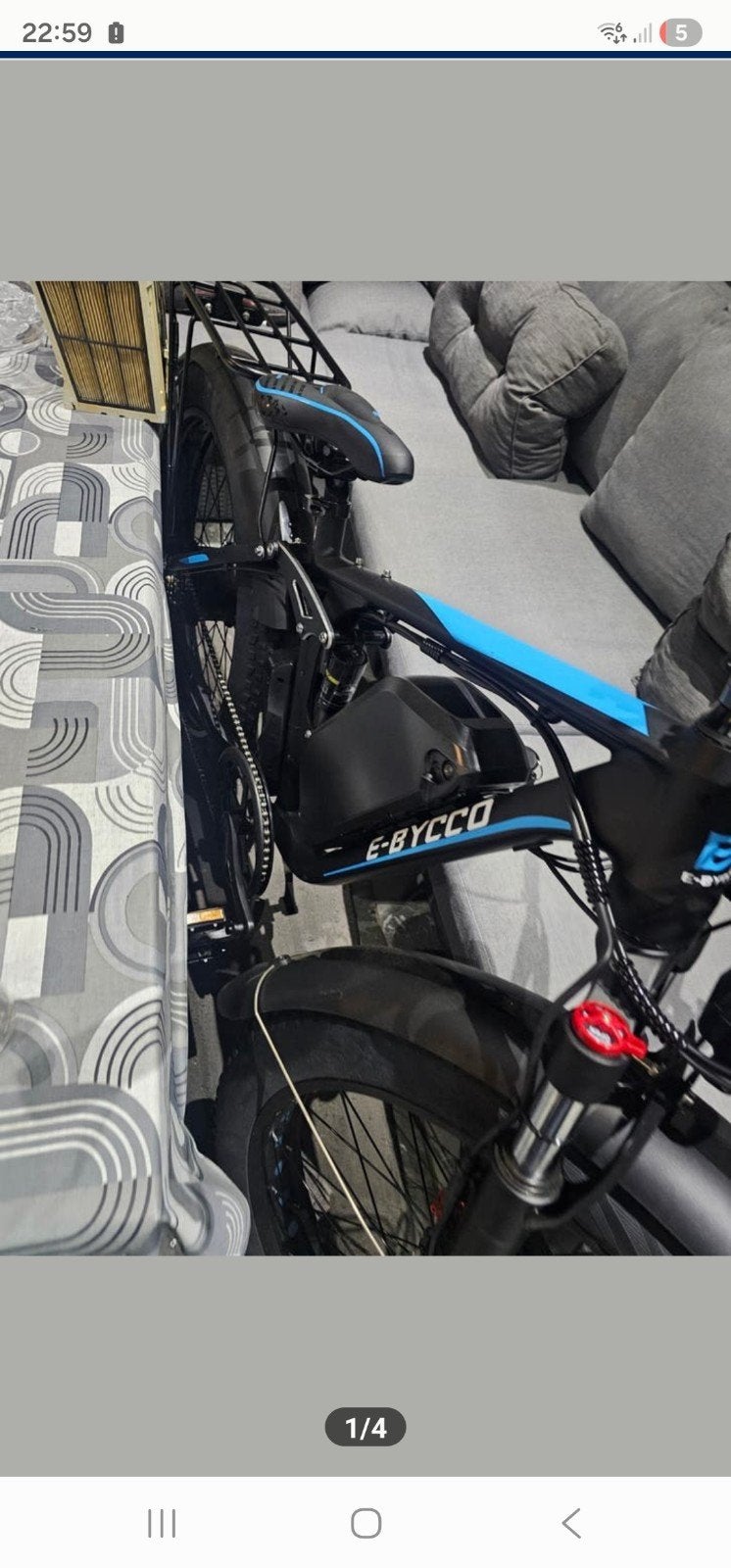 Elektrische fatbike heeft 60km gereden is nieuw, Fietsen en Brommers, Elektrische fietsen, Ophalen